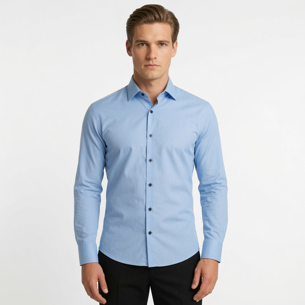 Męska koszula slim fit z elastycznego materiału