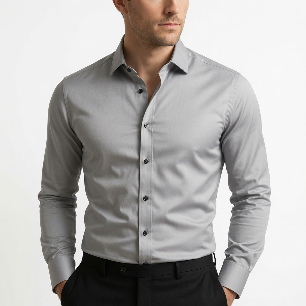 Męska koszula slim fit z elastycznego materiału
