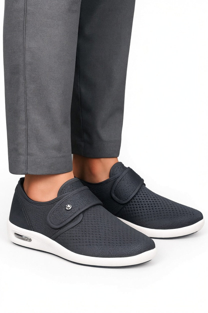 Wygodne Loafersy Męskie z Rzepem