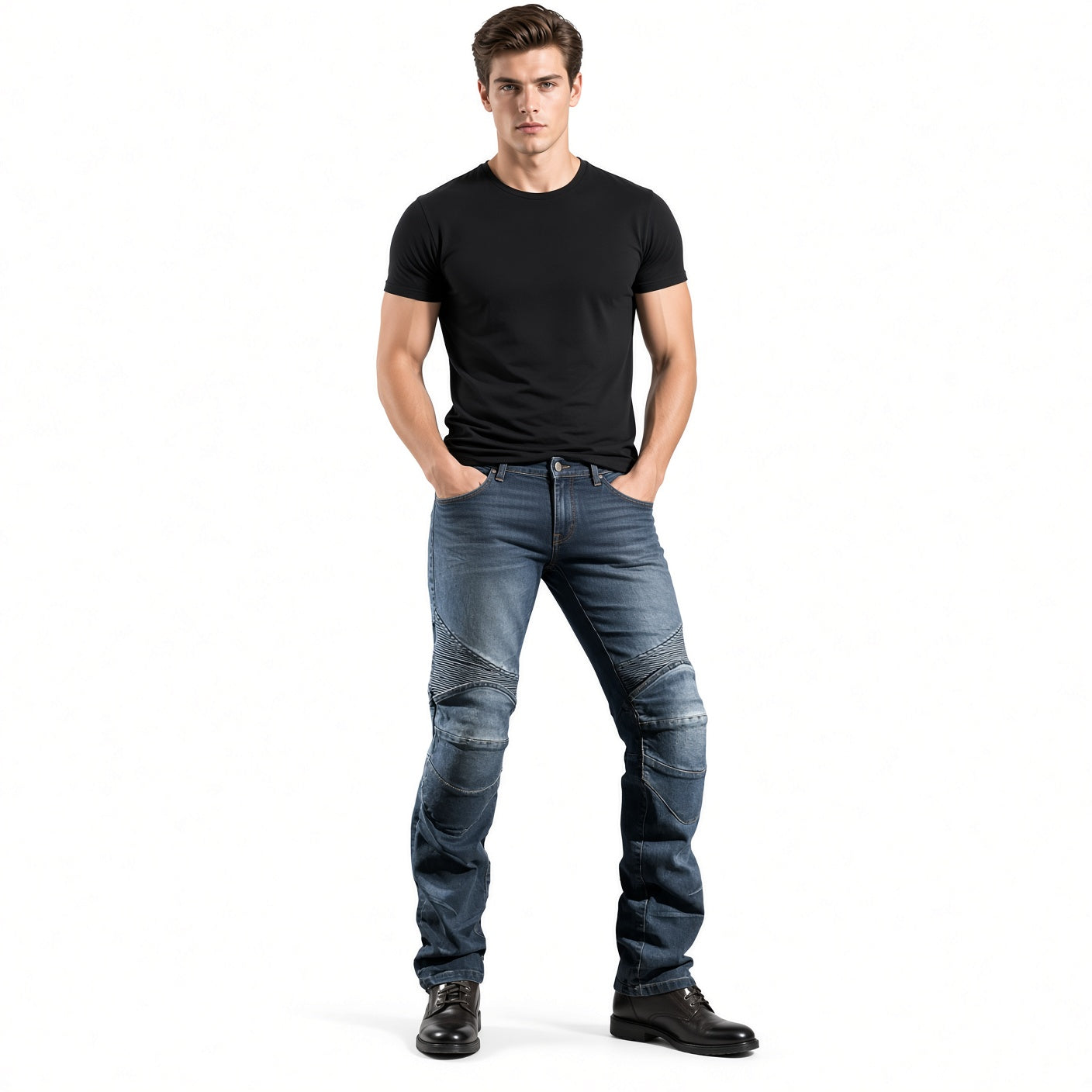 Jeansy męskie slim fit nowoczesne