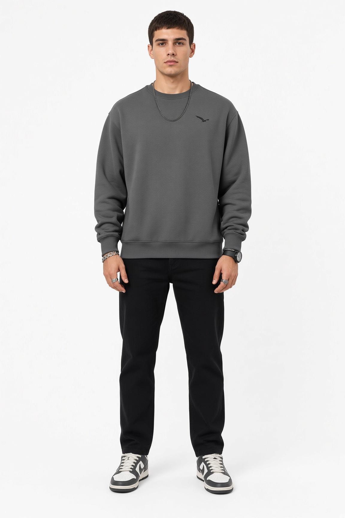 Elegancki sweter męski z dzianiny na co dzień