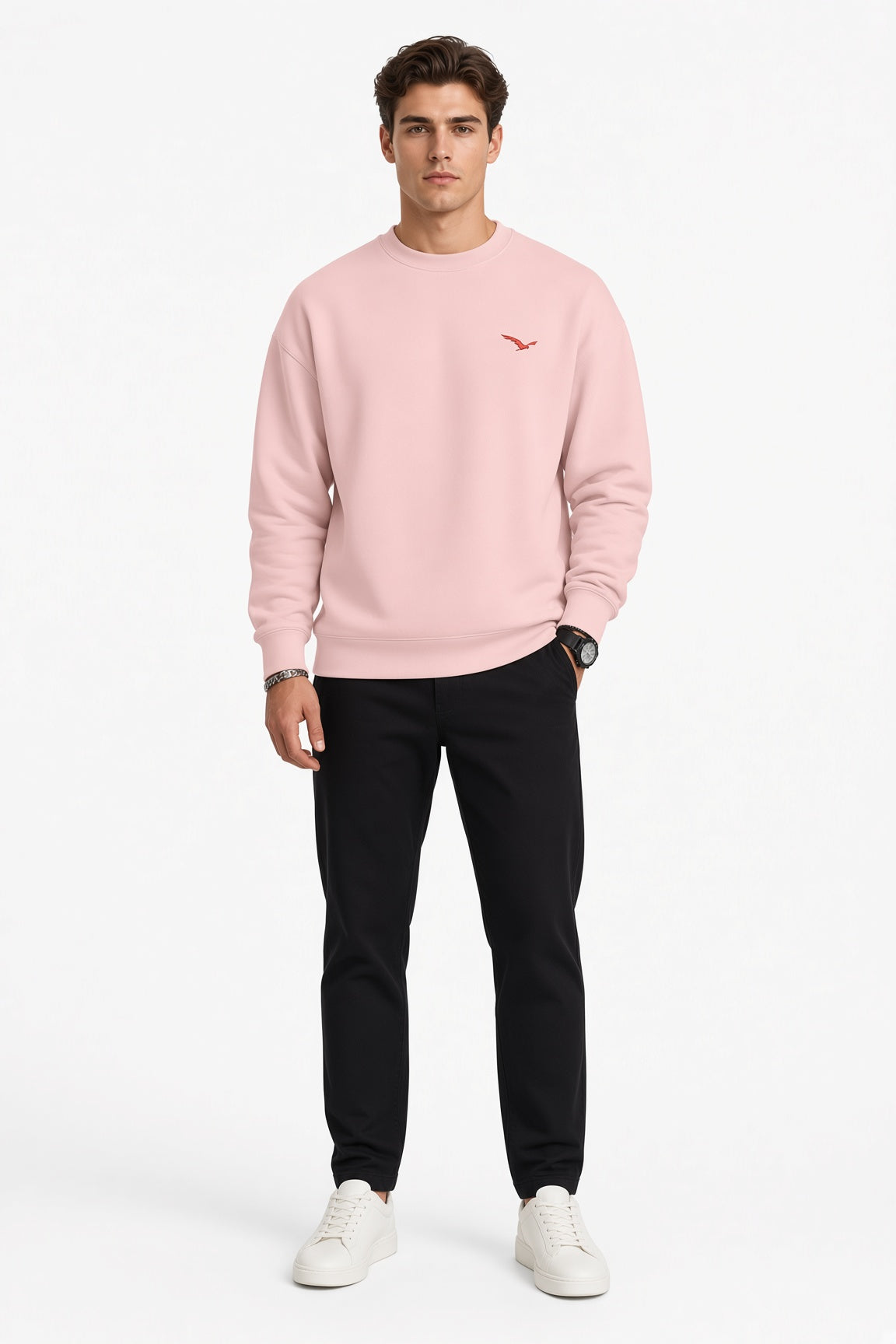 Elegancki sweter męski z dzianiny na co dzień