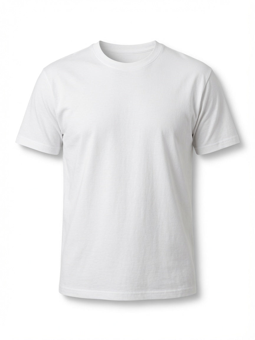 Męski klasyczny T-shirt z okrągłym dekoltem
