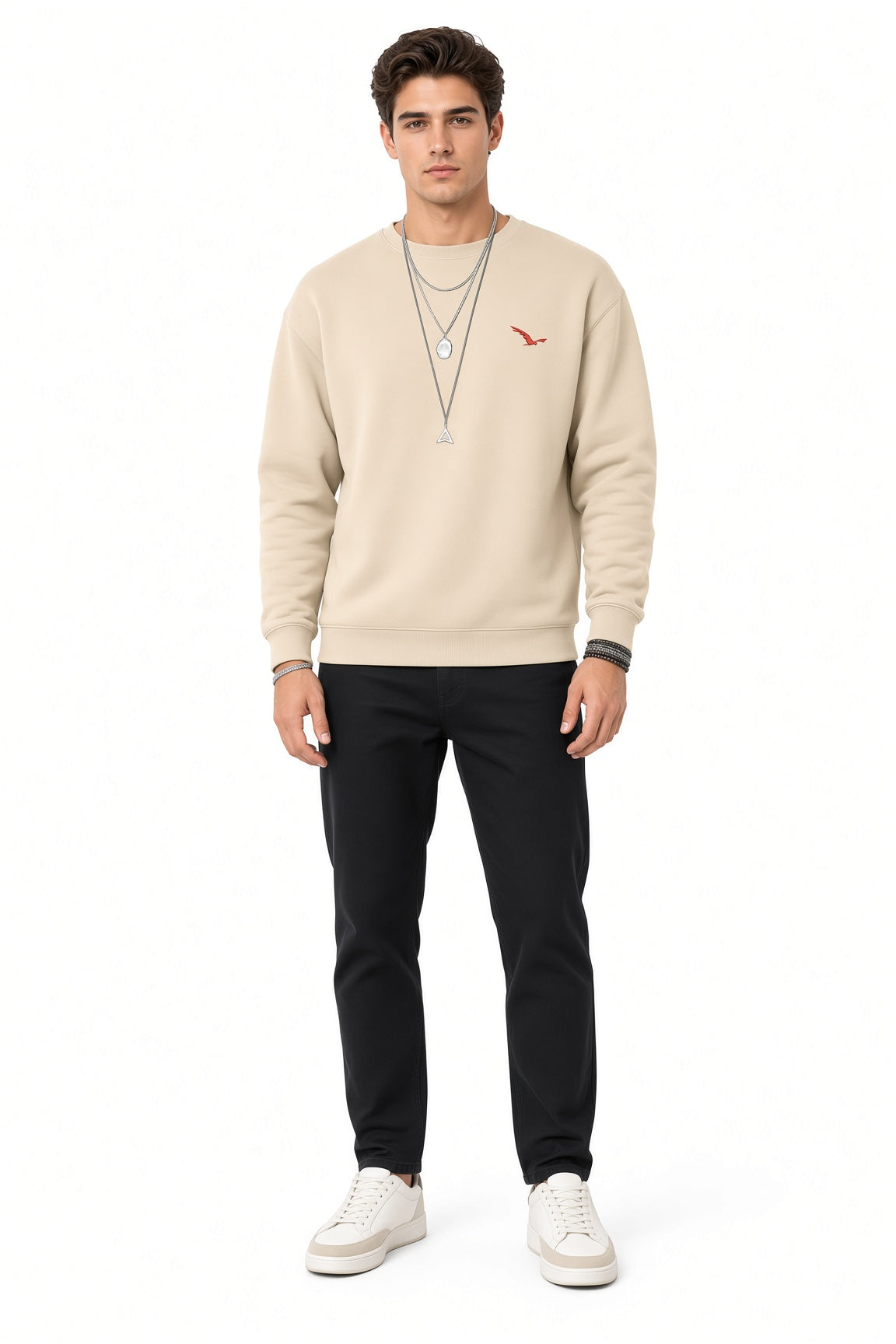 Elegancki sweter męski z dzianiny na co dzień