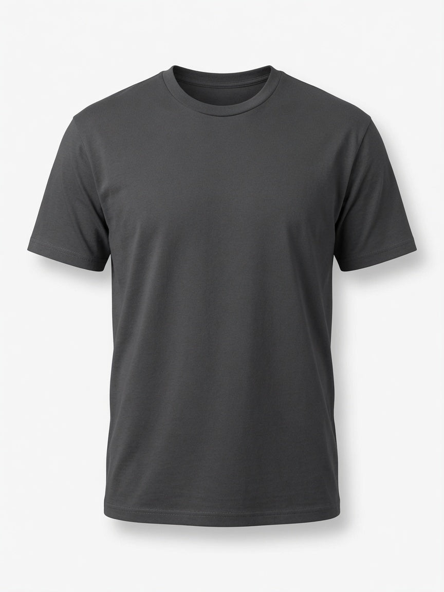 Męski klasyczny T-shirt z okrągłym dekoltem